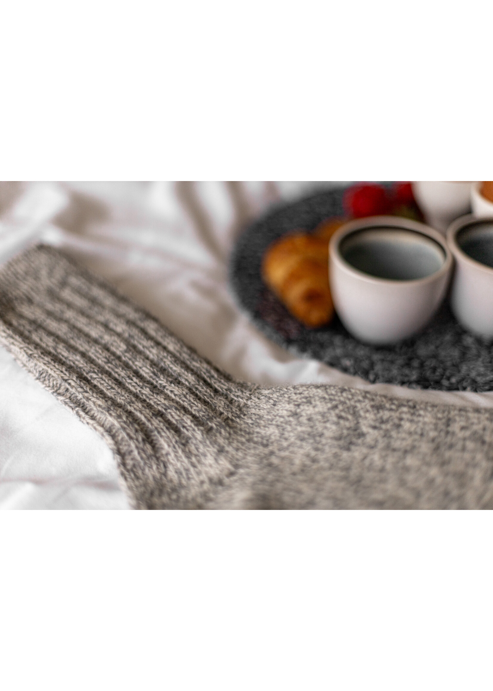 Van Buren sinds 1861 Chaussettes en laine Sid - Gris