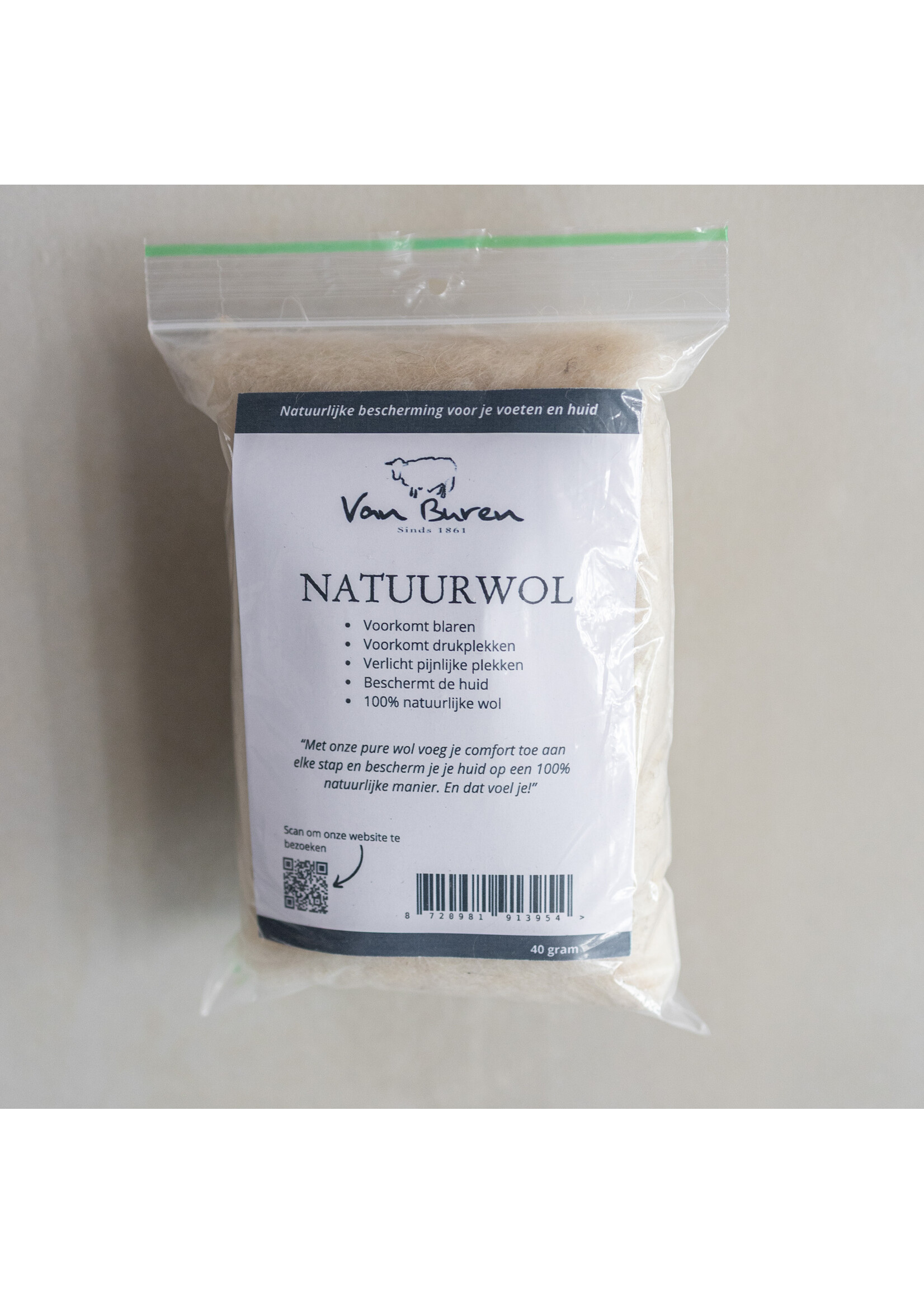 Van Buren sinds 1861 Natural wool - Natural protection for feet and skin