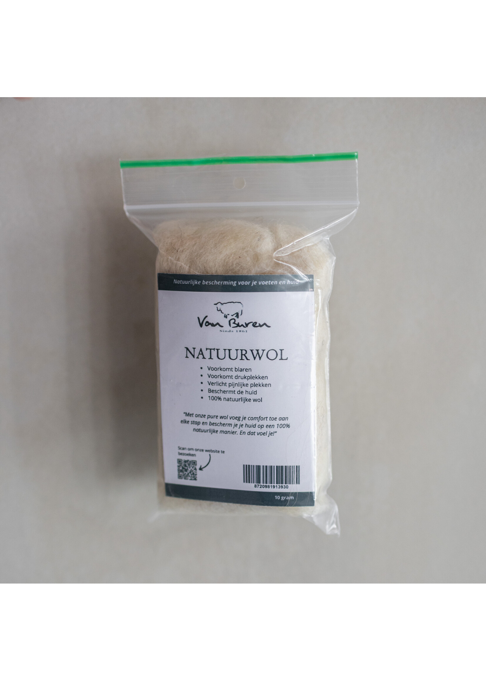 Van Buren sinds 1861 Natural wool - Natural protection for feet and skin