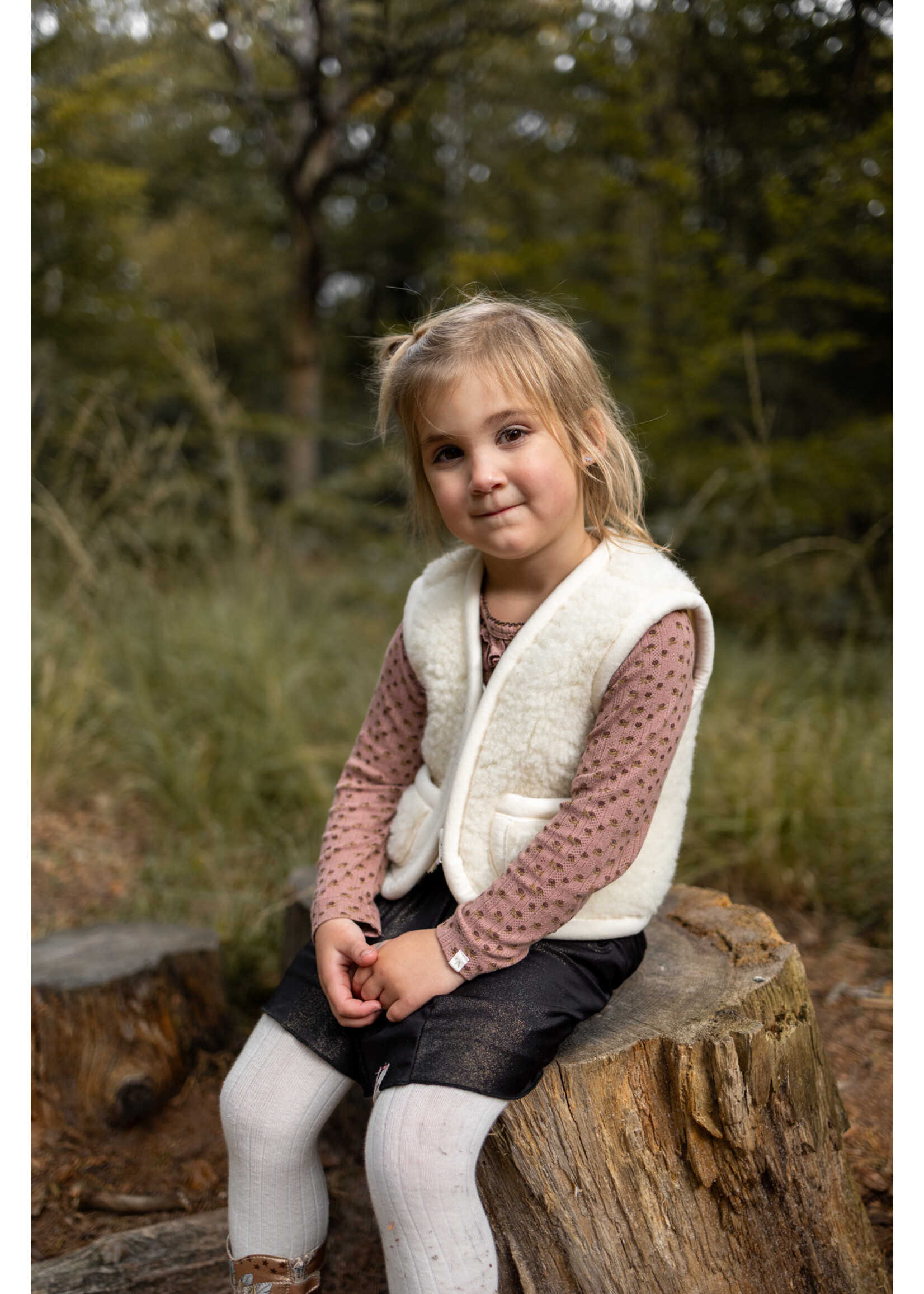 Van Buren sinds 1861 Gilet en laine pour bébé Nilo - Blanc cassé - XS / 74-92