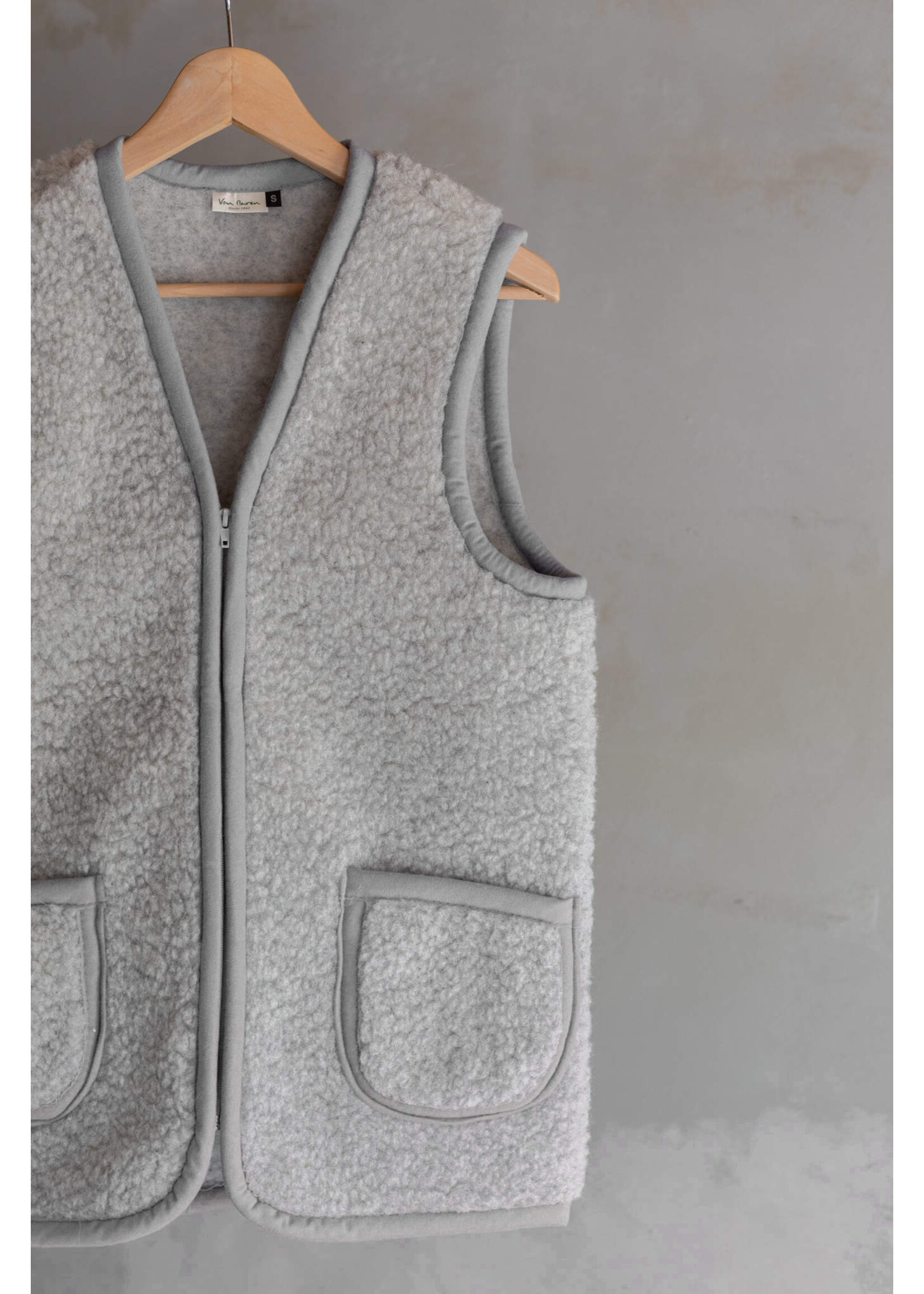 Van Buren sinds 1861 Wollen bodywarmer Taru - Grijs