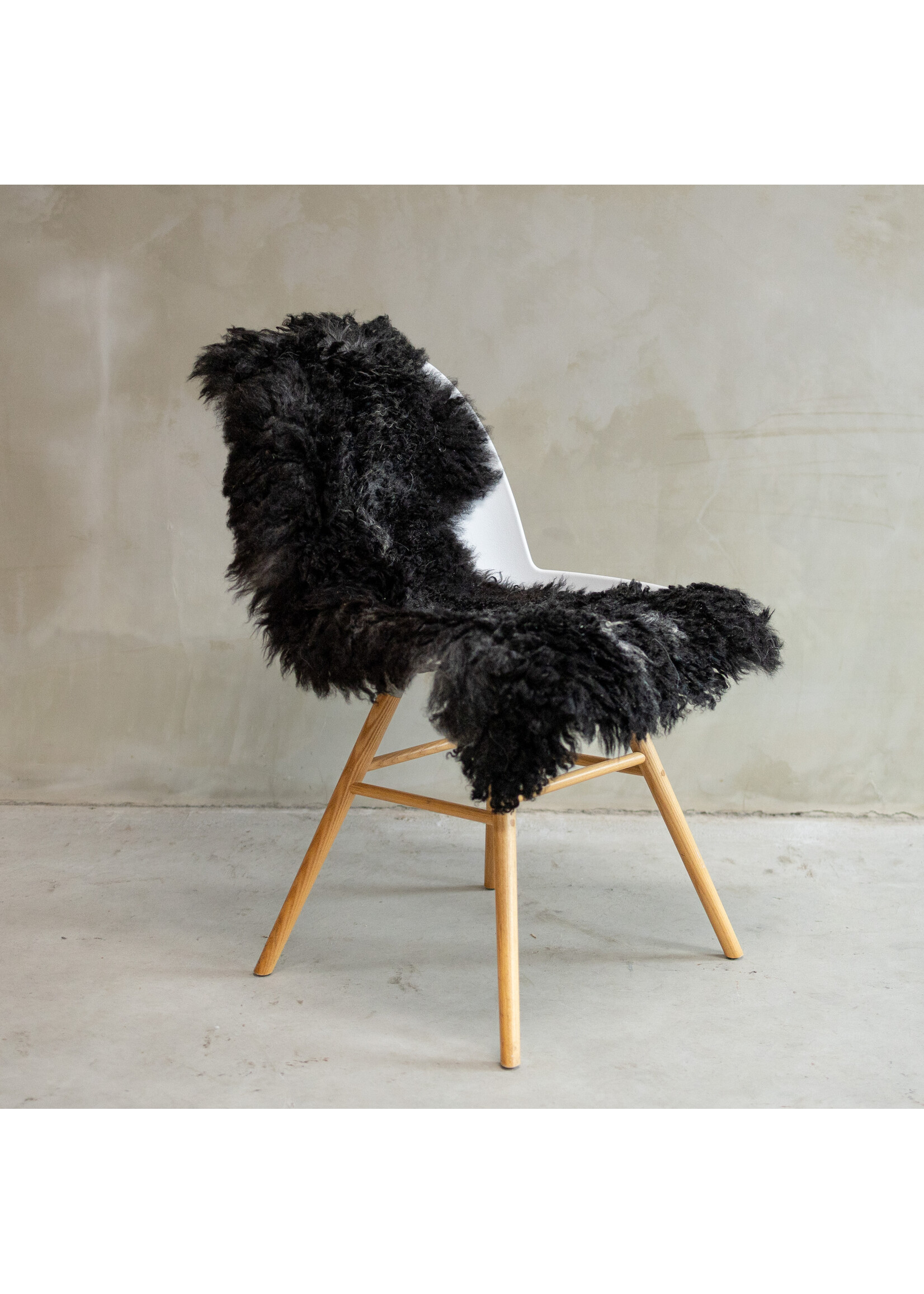 Van Buren sinds 1861 Tibetisch Schaffell Grau - SVV-565 - ca. 95x57cm