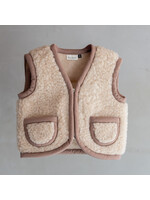 Van Buren sinds 1861 Wollen kinderbodywarmer Nilo Camel - 4 maten