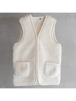 Van Buren sinds 1861 Wollen bodywarmer Taru - Off-White
