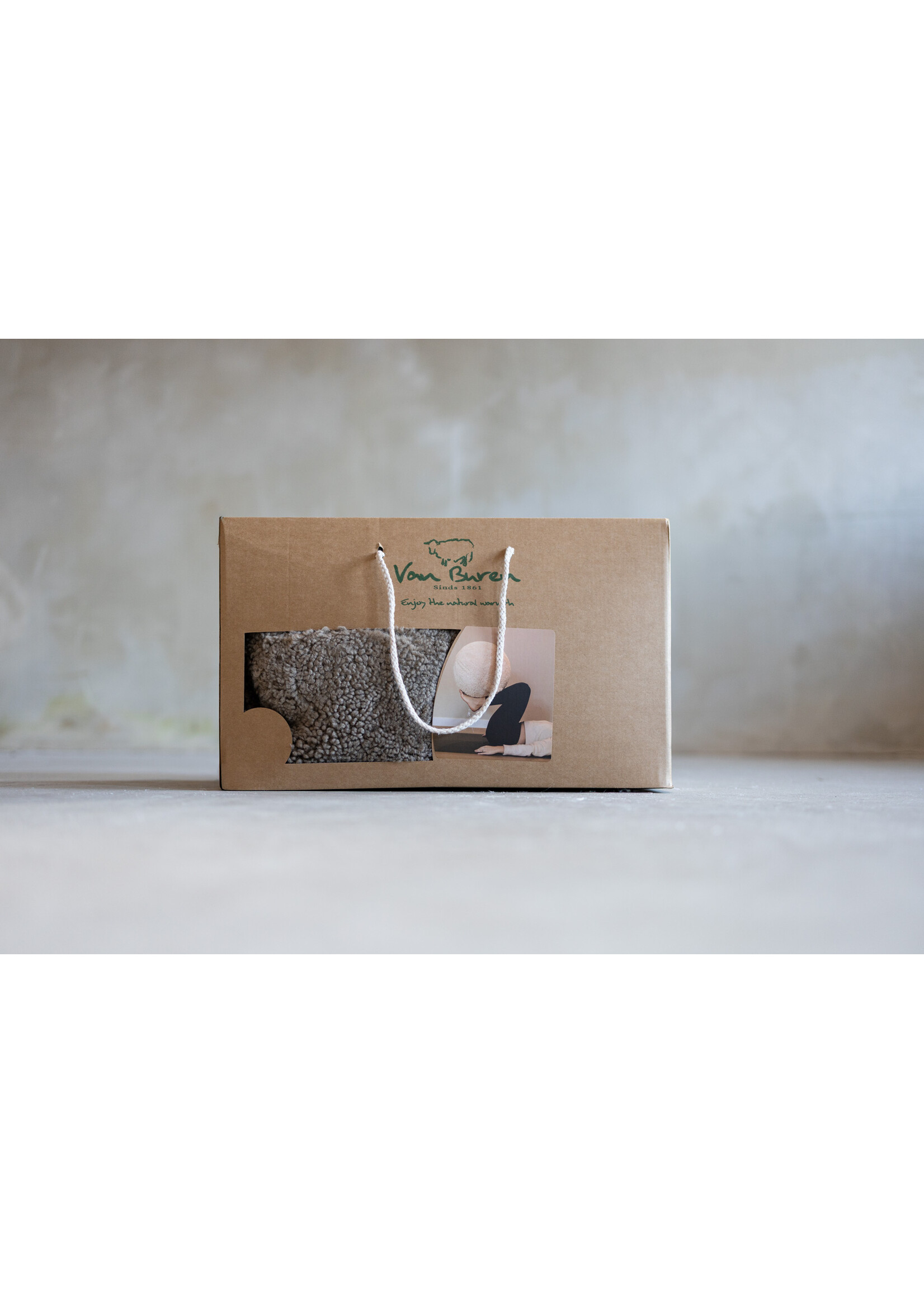 Van Buren sinds 1861 Crossbreed Schaffell Yoga Ball Sahara - 2 Größen