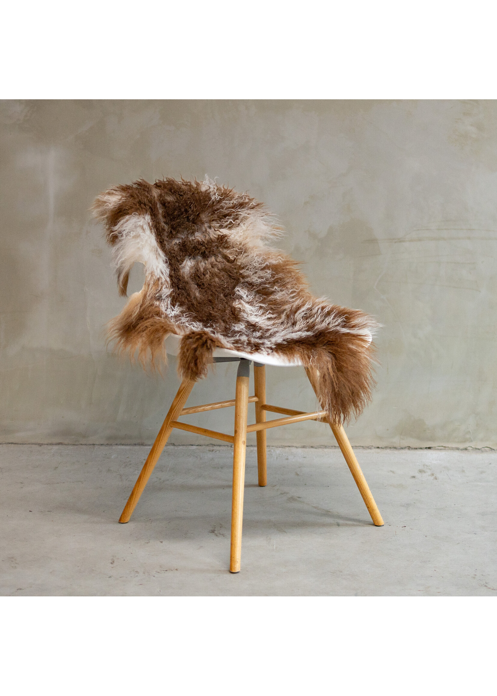 Van Buren sinds 1861 Uniquely Photographed Tibetan Spotted Sheepskin approx. 100x68cm - SVV-598