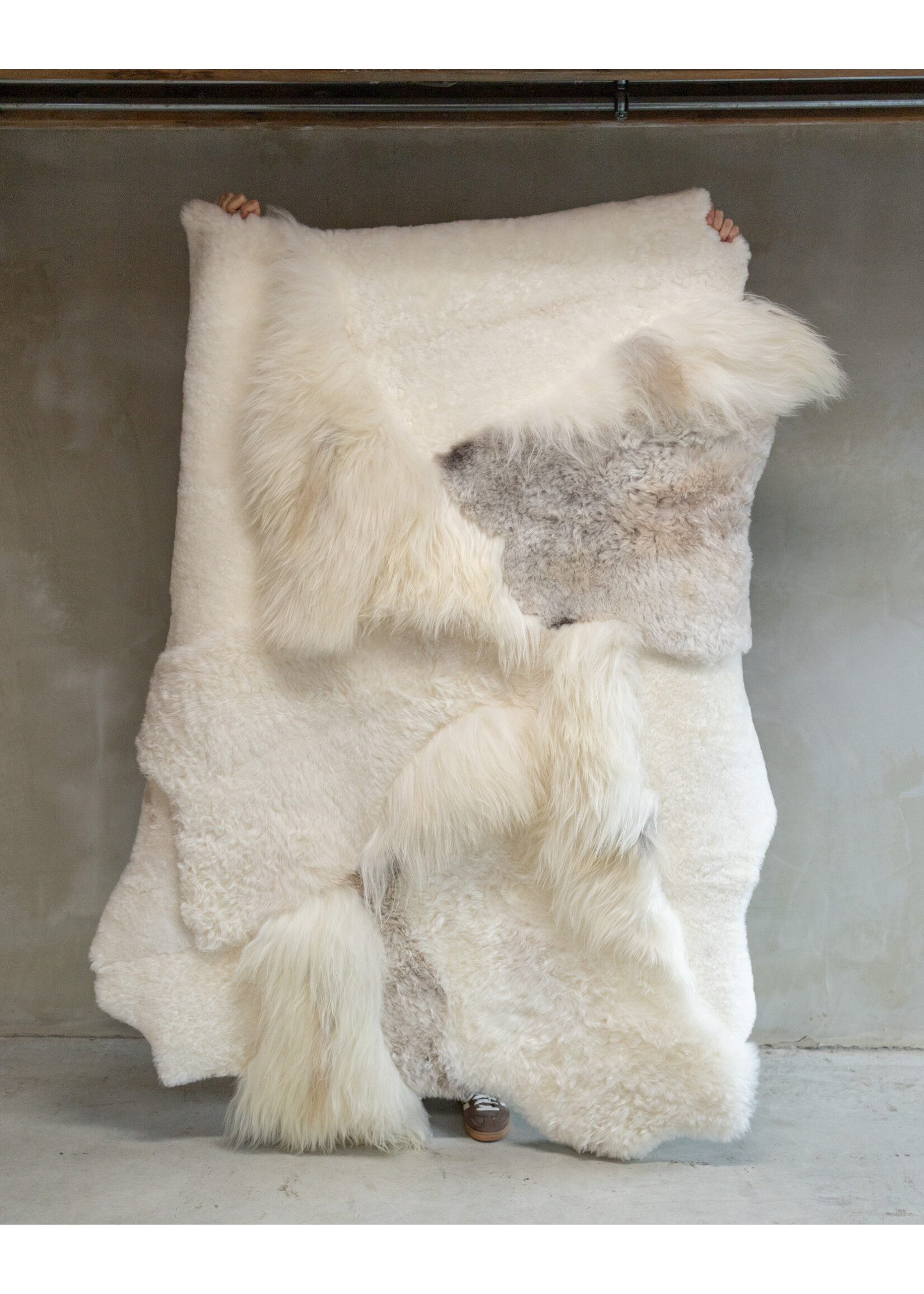 Van Buren sinds 1861 Uniquely Photographed Sheepskin Multilayer Rug Melange approx. 180x120cm - SKM-121
