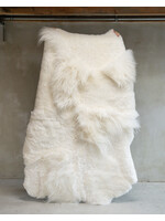 Van Buren sinds 1861 Einzigartiges Schaffell-Multilayer-Teppich Weiß - SKM-122