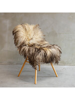 Van Buren sinds 1861 Unique Curly/Mountain Sheep Melange Sheepskin - SVV-620