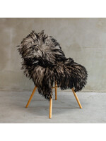 Van Buren sinds 1861 Unique Curly/Mountain Sheep Grey Sheepskin - SVV-610