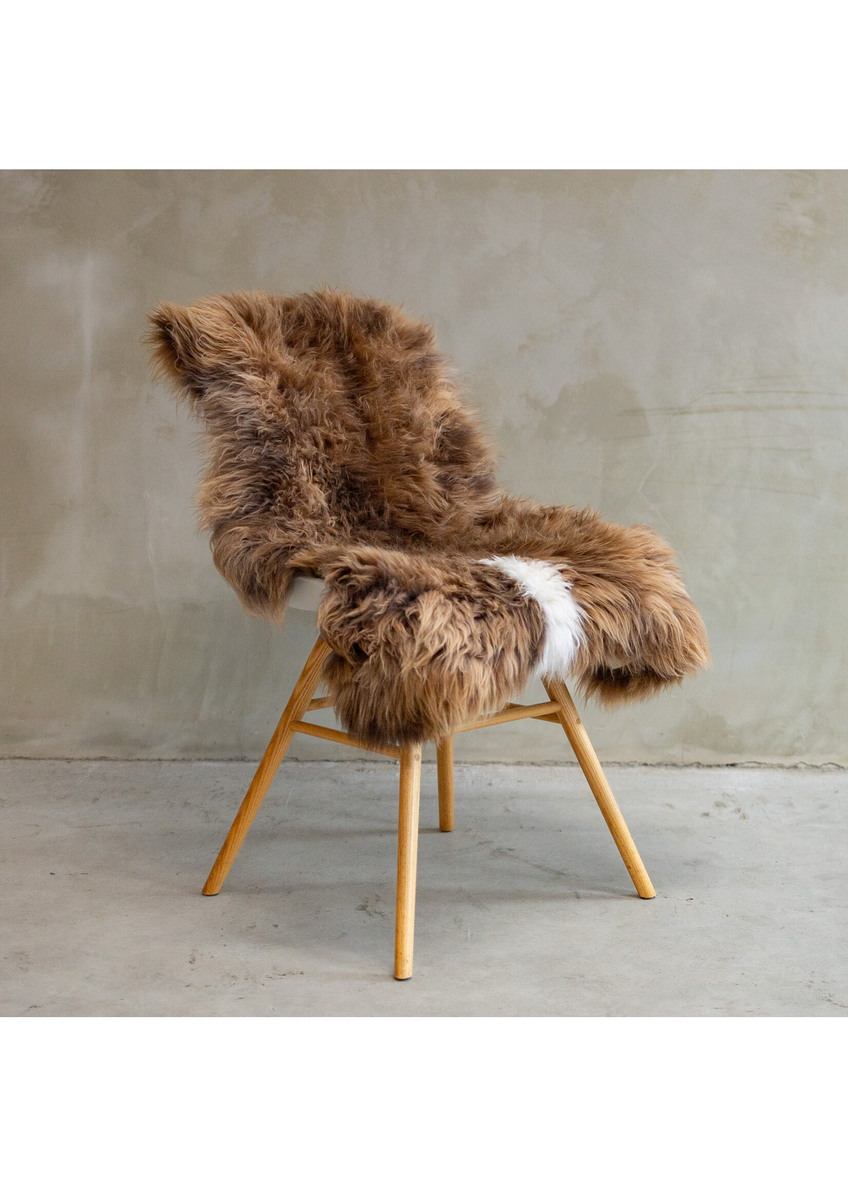 Van Buren sinds 1861 Uniquely Photographed Texel Melange Sheepskin approx. 104x62cm - SVV-623