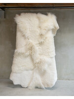 Van Buren sinds 1861 Unique Sheepskin Multilayer Rug White - SKM-123