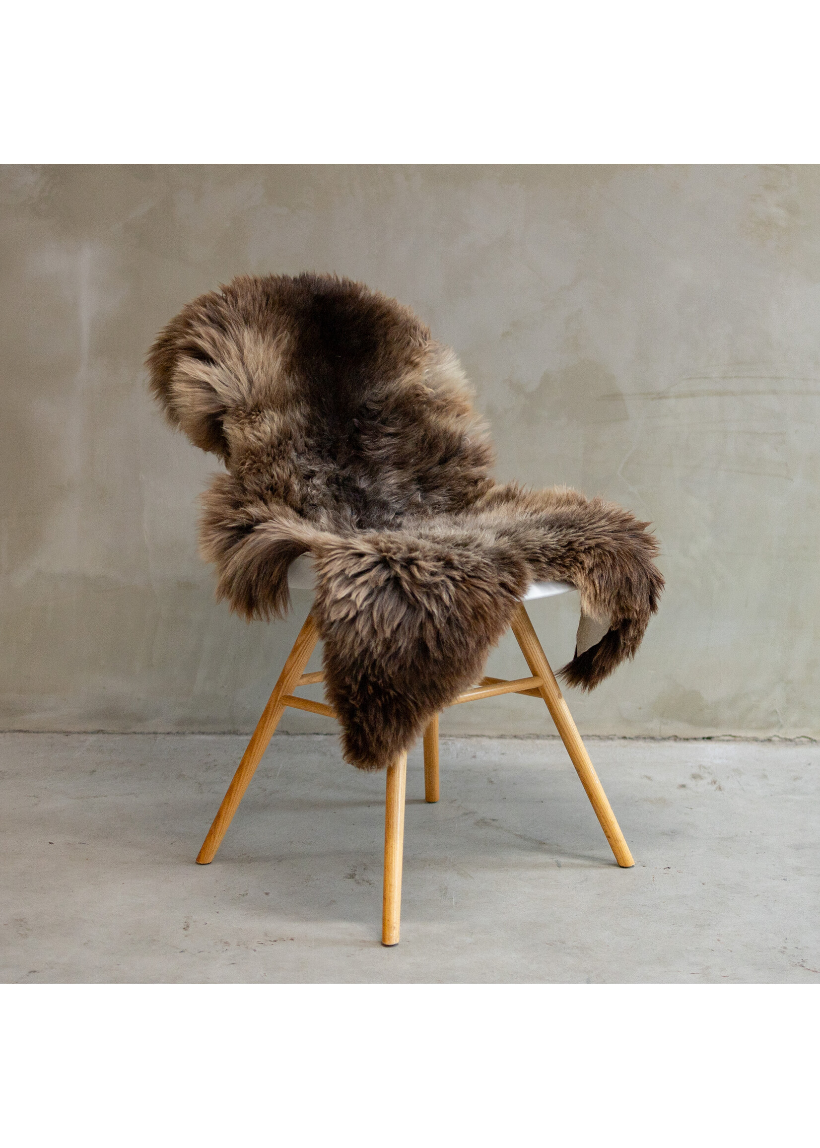 Van Buren sinds 1861 Uniquely Photographed Blue Texel Sheepskin approx. 104x64cm - SVV-628