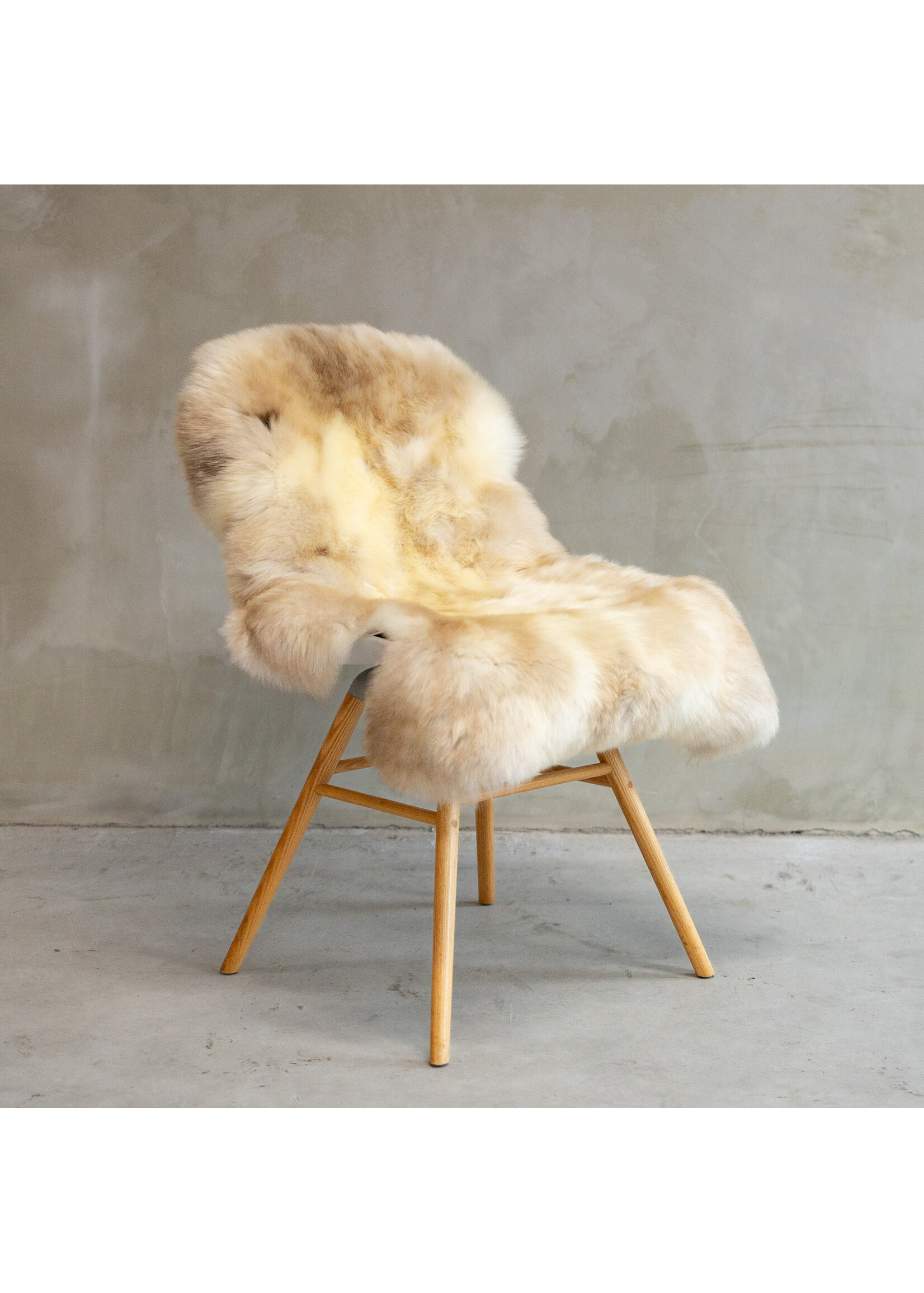 Van Buren sinds 1861 Uniquely Photographed Texel Melange Sheepskin approx. 111x68cm - SVV-625