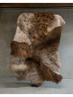 Van Buren sinds 1861 Unique Sheepskin Multilayer Rug Brown - SKM-126