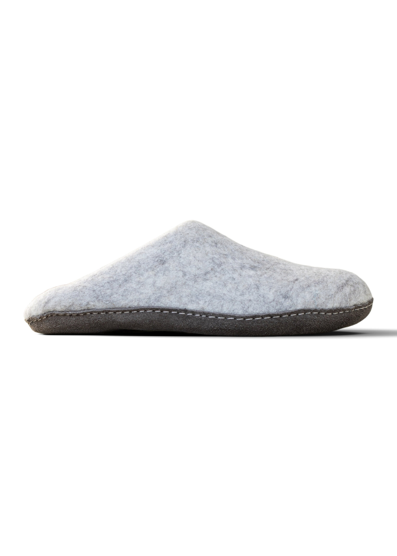 esgii Felt Men's Slippers Una - Light Gray - Size 44 - Soft sole