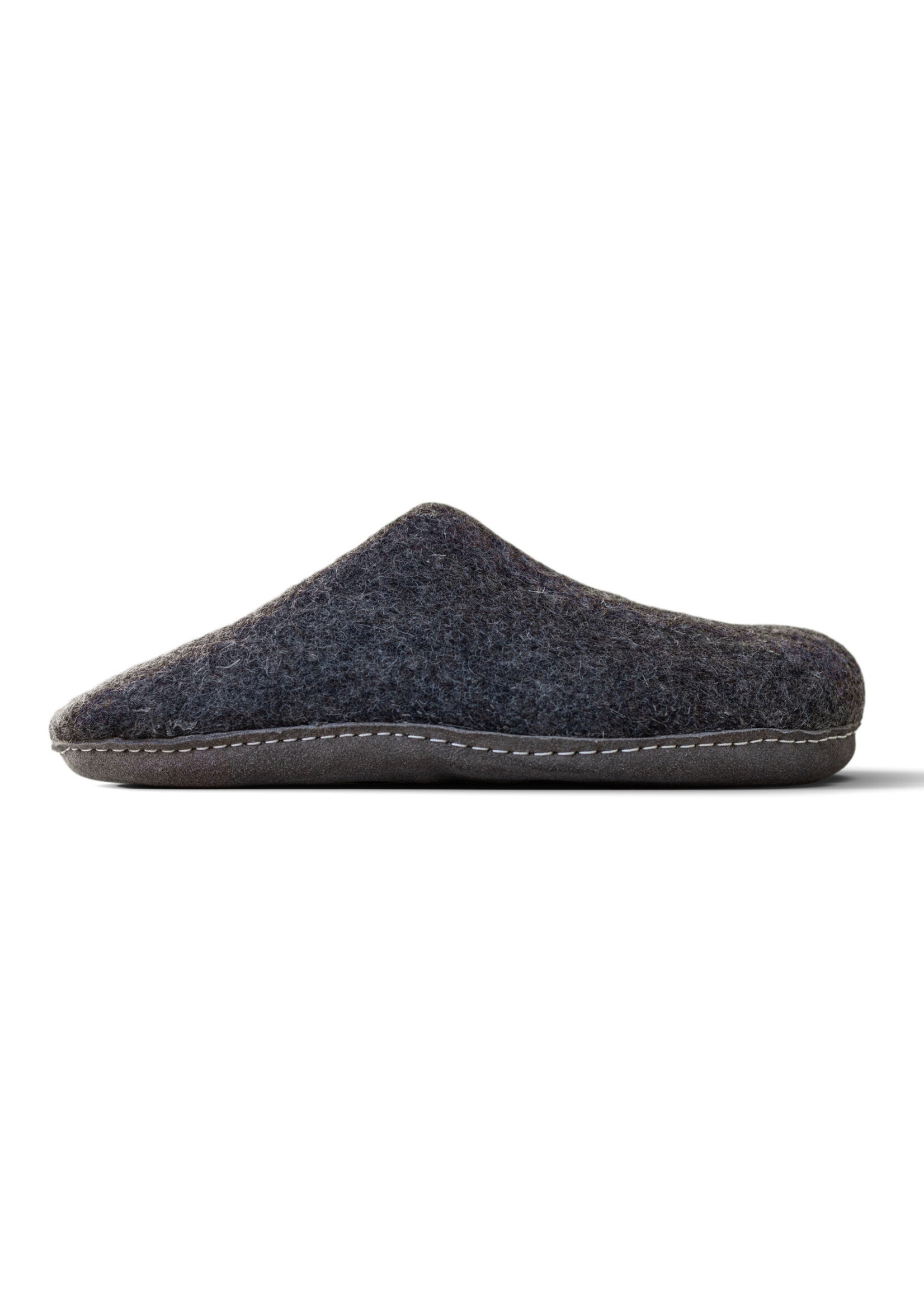esgii Felt Men's Slippers Una - Dark Gray - Size 43 - Soft sole