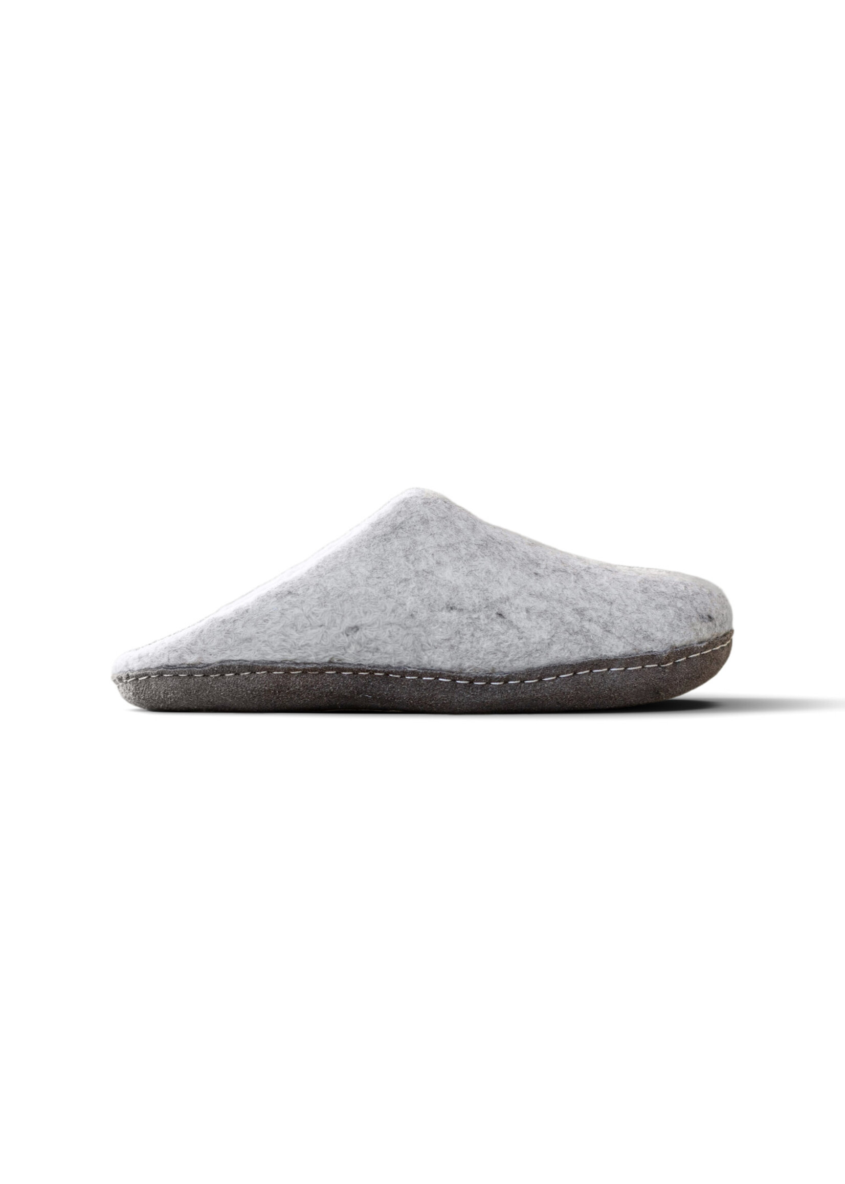 esgii Felt Women's Slippers Una - Light Gray - Size 39 - Soft sole
