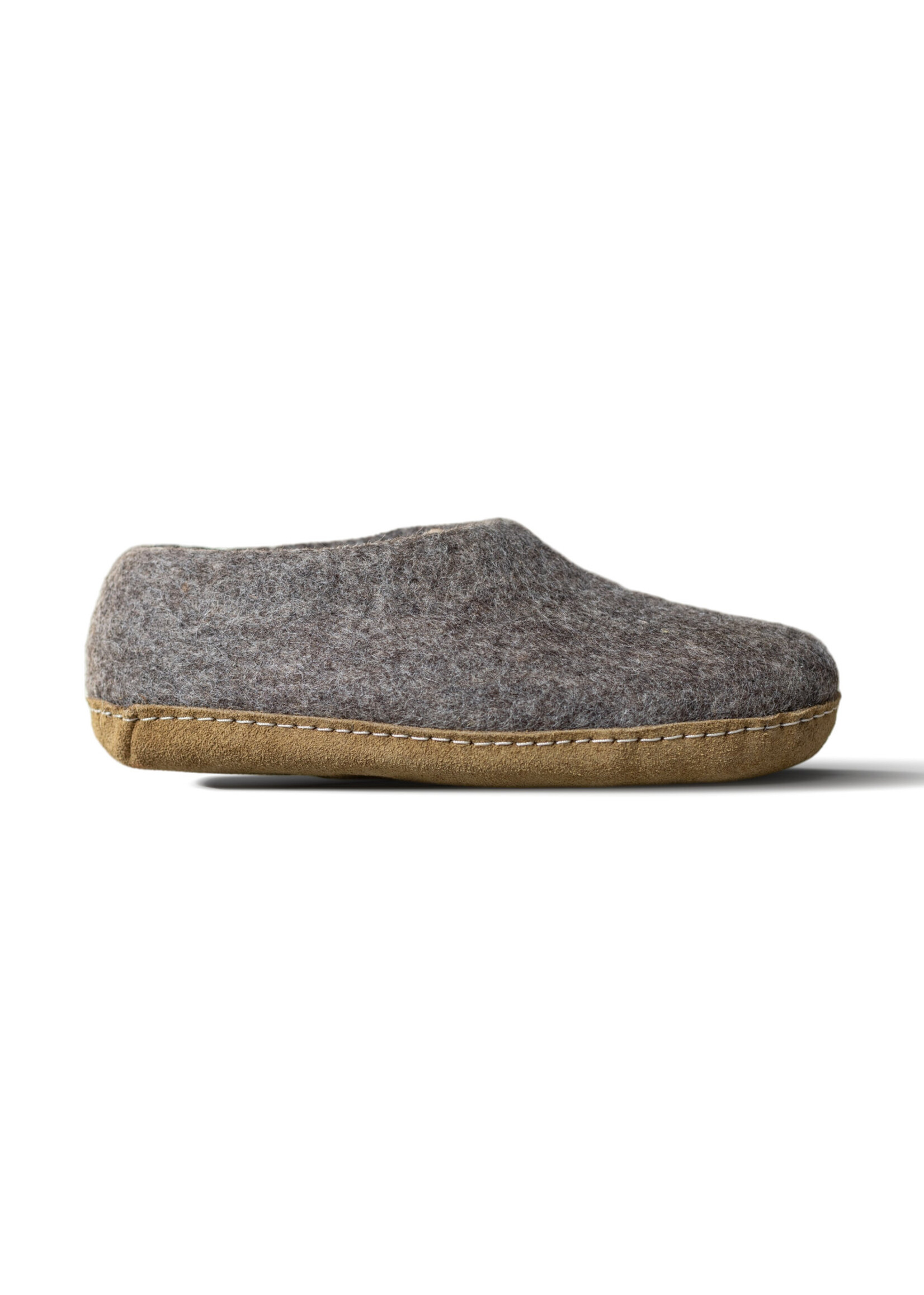 esgii Vilten Dames Pantoffel Ravi - Sesam - Maat 36 t/m 41 - Zachte Zool