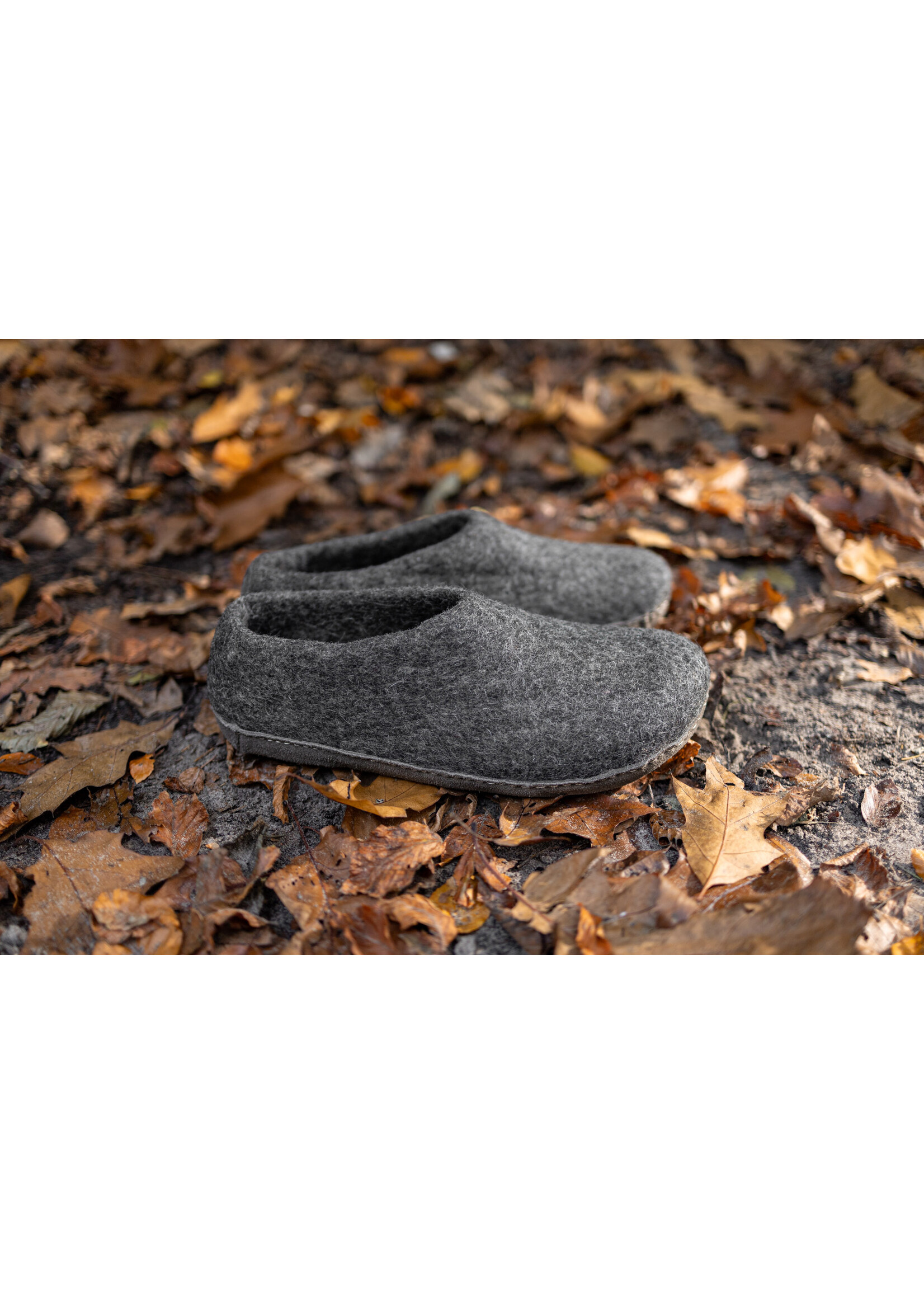 esgii Vilten Heren Pantoffel Ravi - Donkergrijs - Maat 42 t/m 46 - Zachte Zool