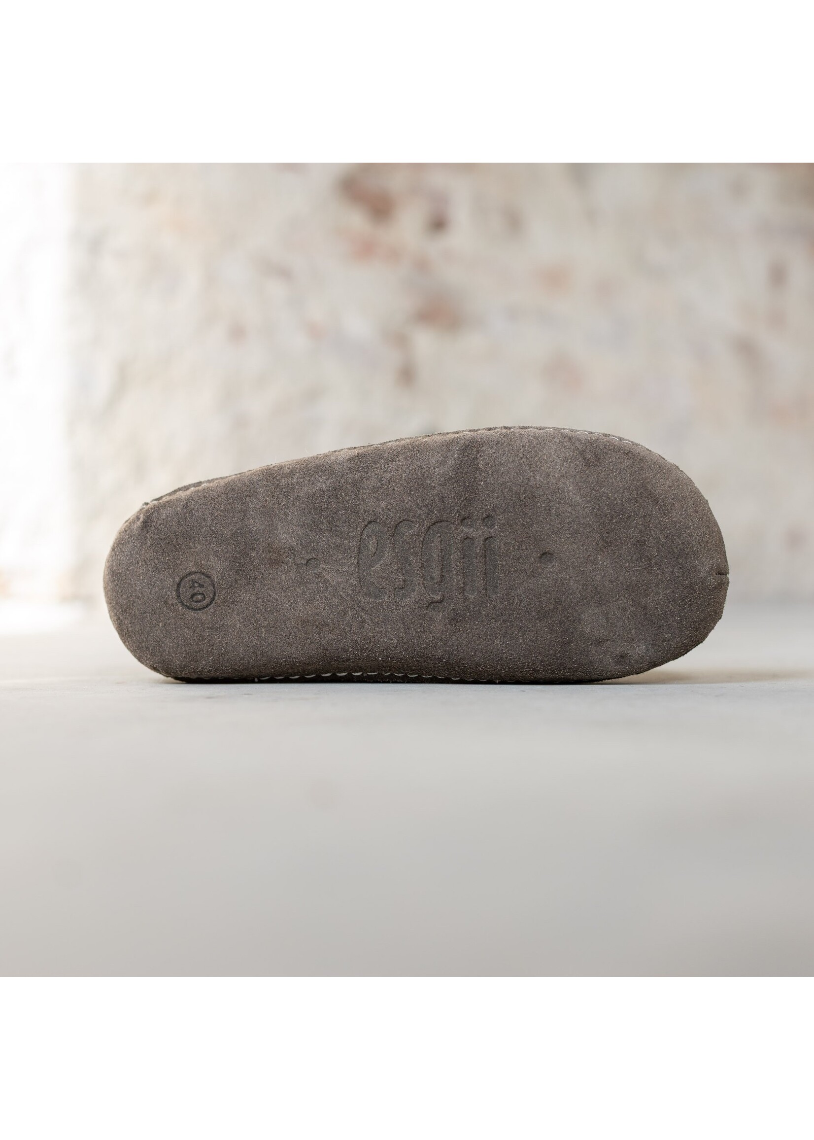 esgii Felt High Women's House Shoes Jado - Dark Gray - Size 39 - Soft sole