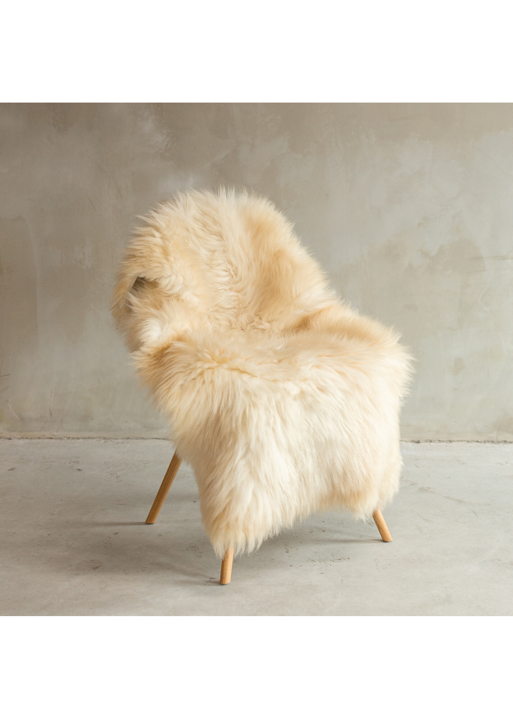 Van Buren sinds 1861 Unique Photographed Melange Sheepskin XXL - approx. 160x80cm - SVV-639