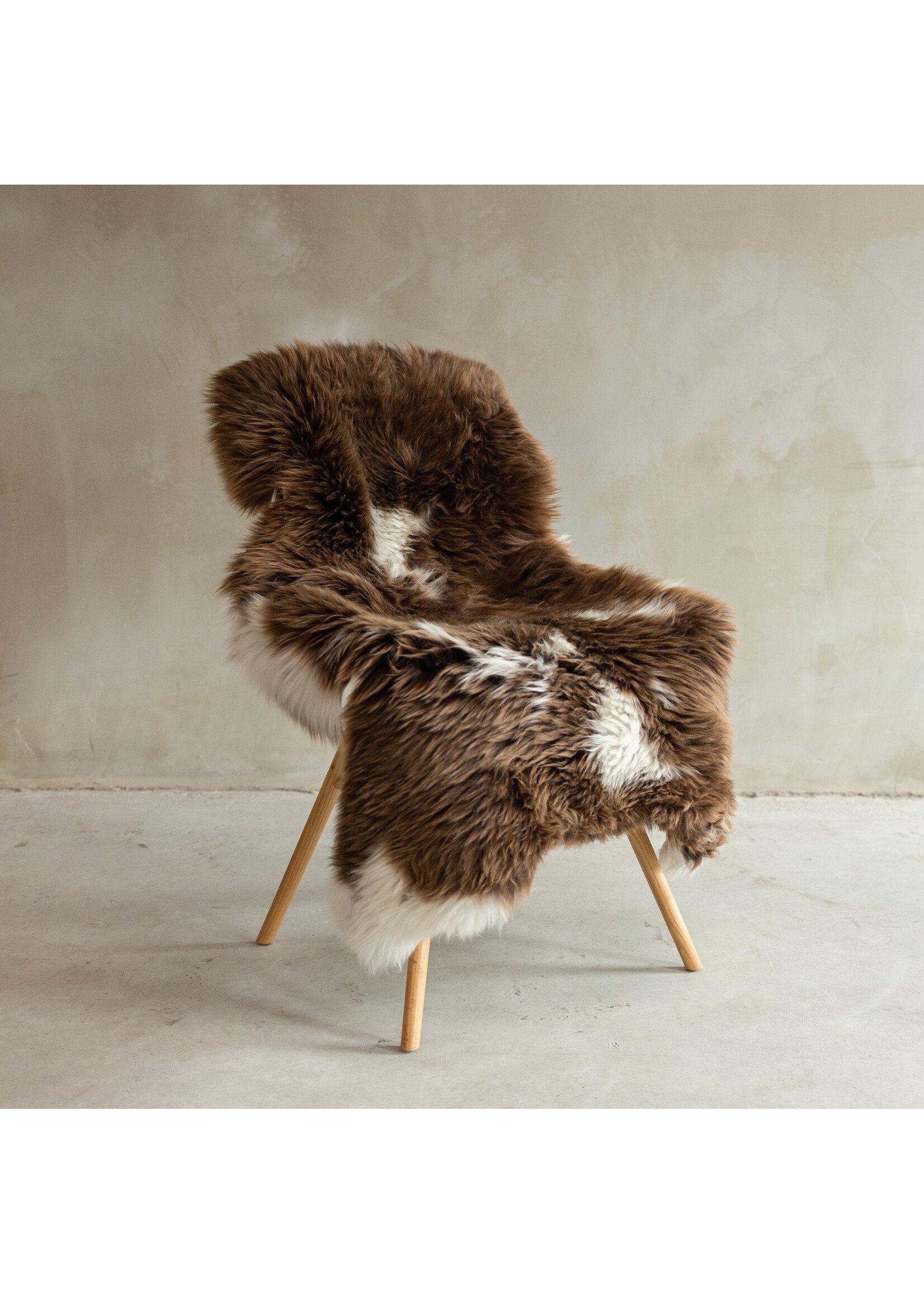 Van Buren sinds 1861 Unique Photographed Texel Melange Sheepskin XXL - approx. 133x73cm - SVV-675