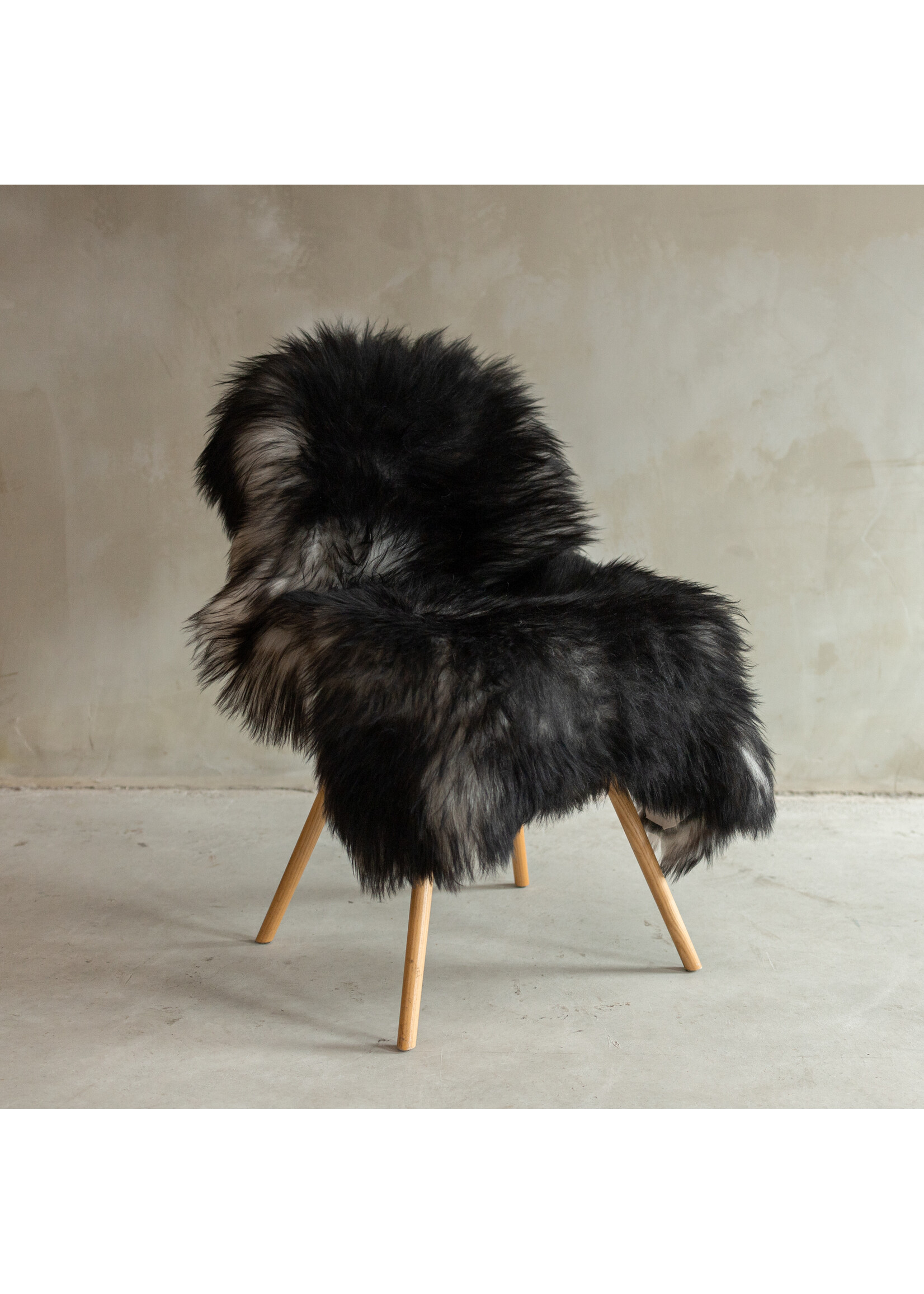 Van Buren sinds 1861 Unique Photographed Icelandic Melange Sheepskin XXL - approx. 137x80cm - SVV-670