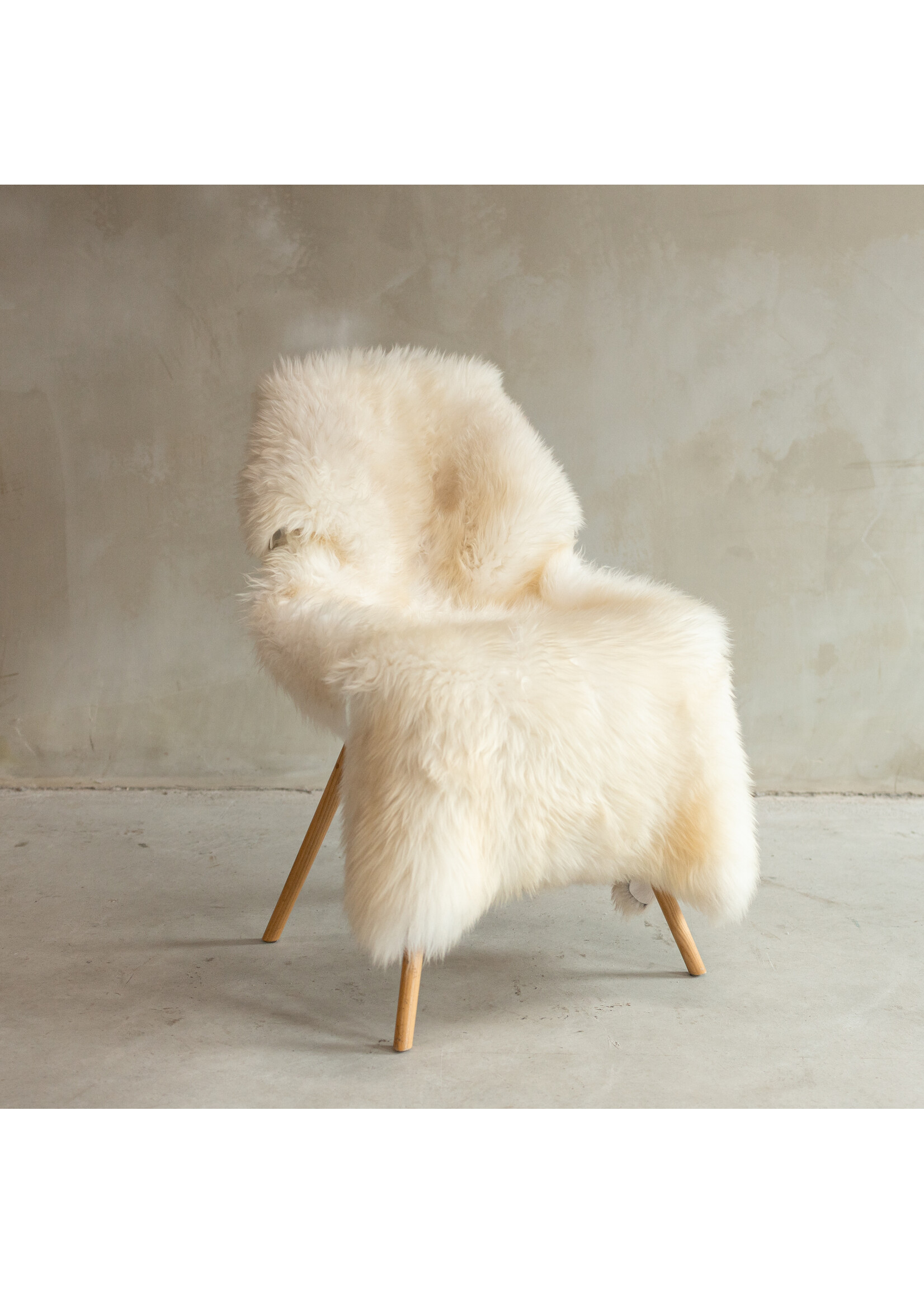 Van Buren sinds 1861 Unique Photographed Melange Sheepskin XXL - approx. 138x73cm - SVV-638