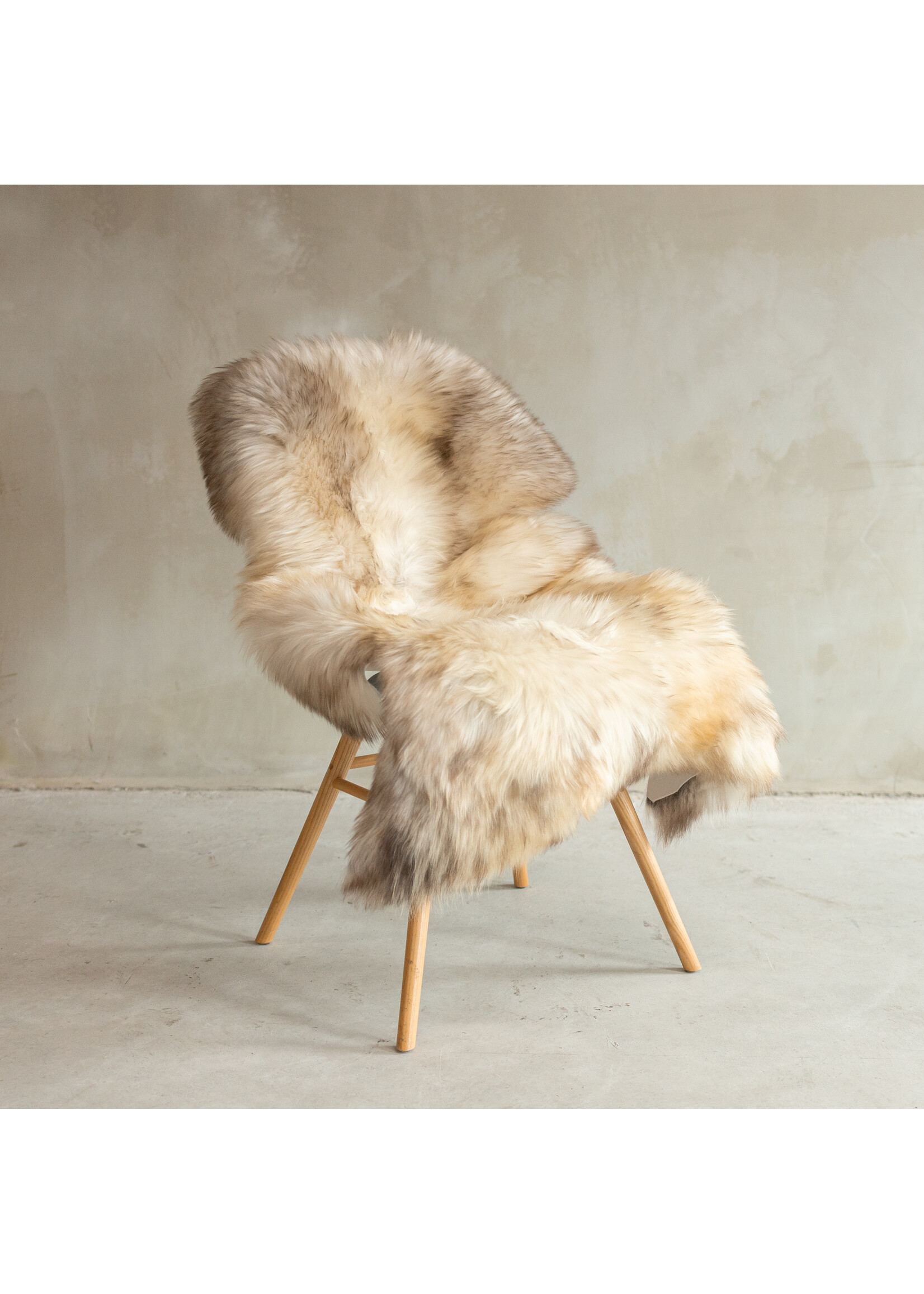 Van Buren sinds 1861 Unique Photographed Melange Sheepskin - approx. 127x70cm - SVV-655