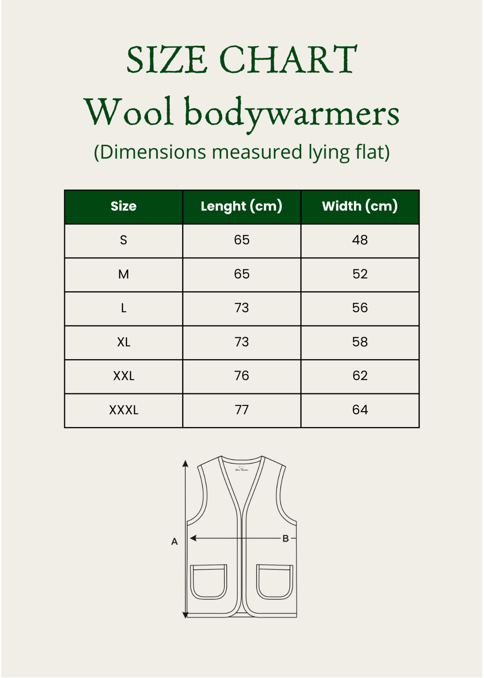 Van Buren sinds 1861 Wollen bodywarmer Taru - Off-White