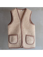 Van Buren sinds 1861 Wollen bodywarmer Taru - Camel