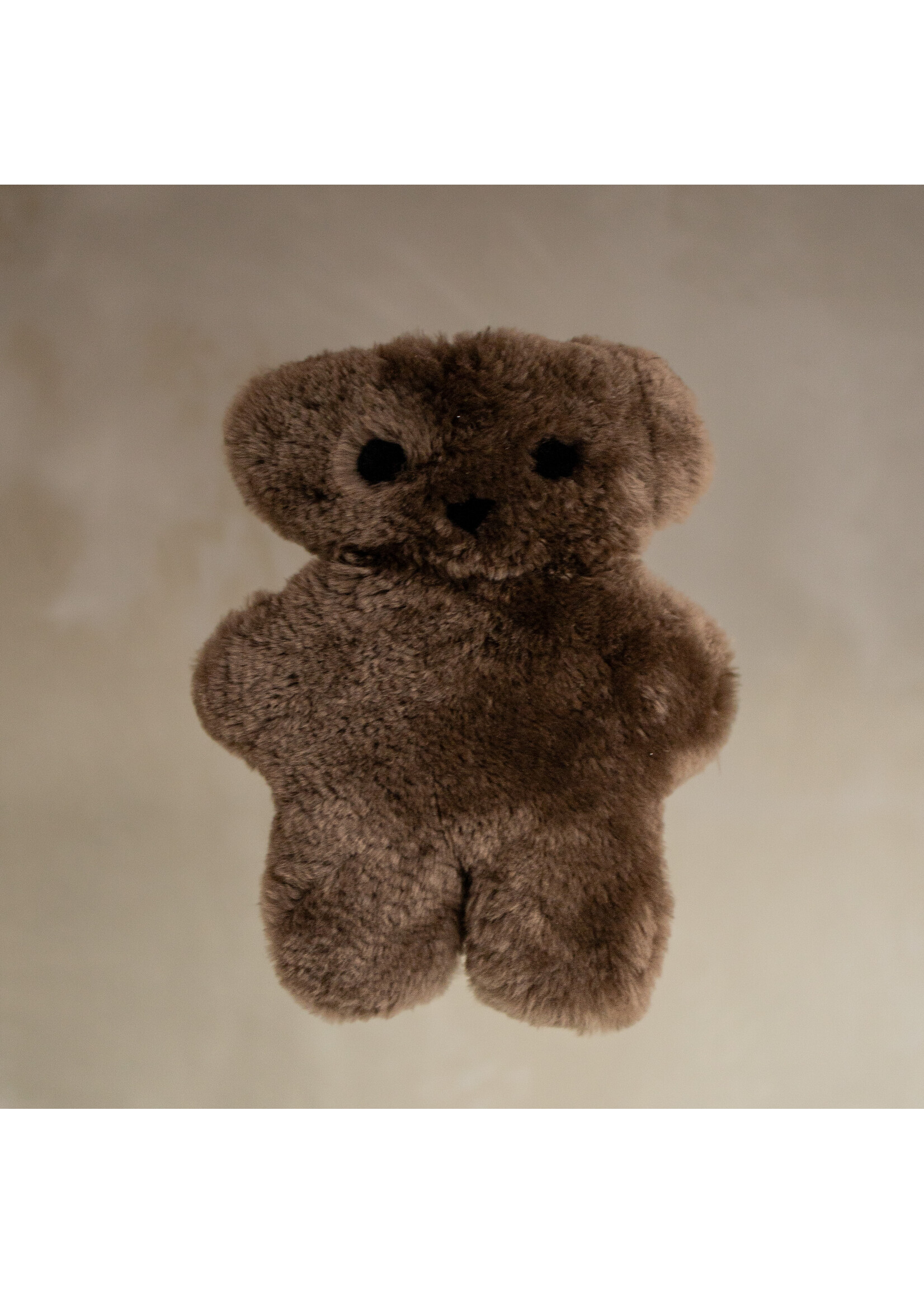 Van Buren sinds 1861 Buurtje Bär - Merino-Schaffell-Kuscheltier - Braun - Größ