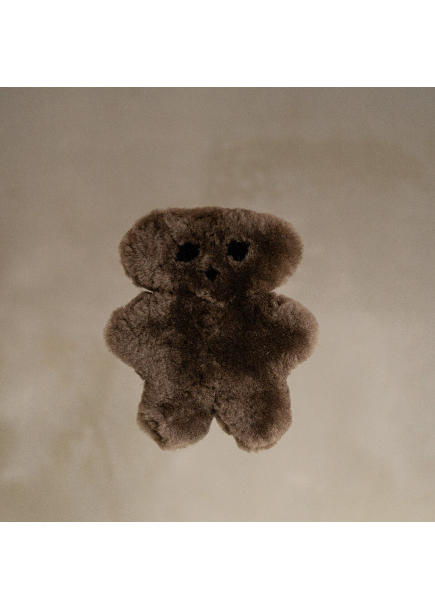 Van Buren sinds 1861 Buurtje Beer - Merino Schapenvacht Knuffel - Bruin - Groot