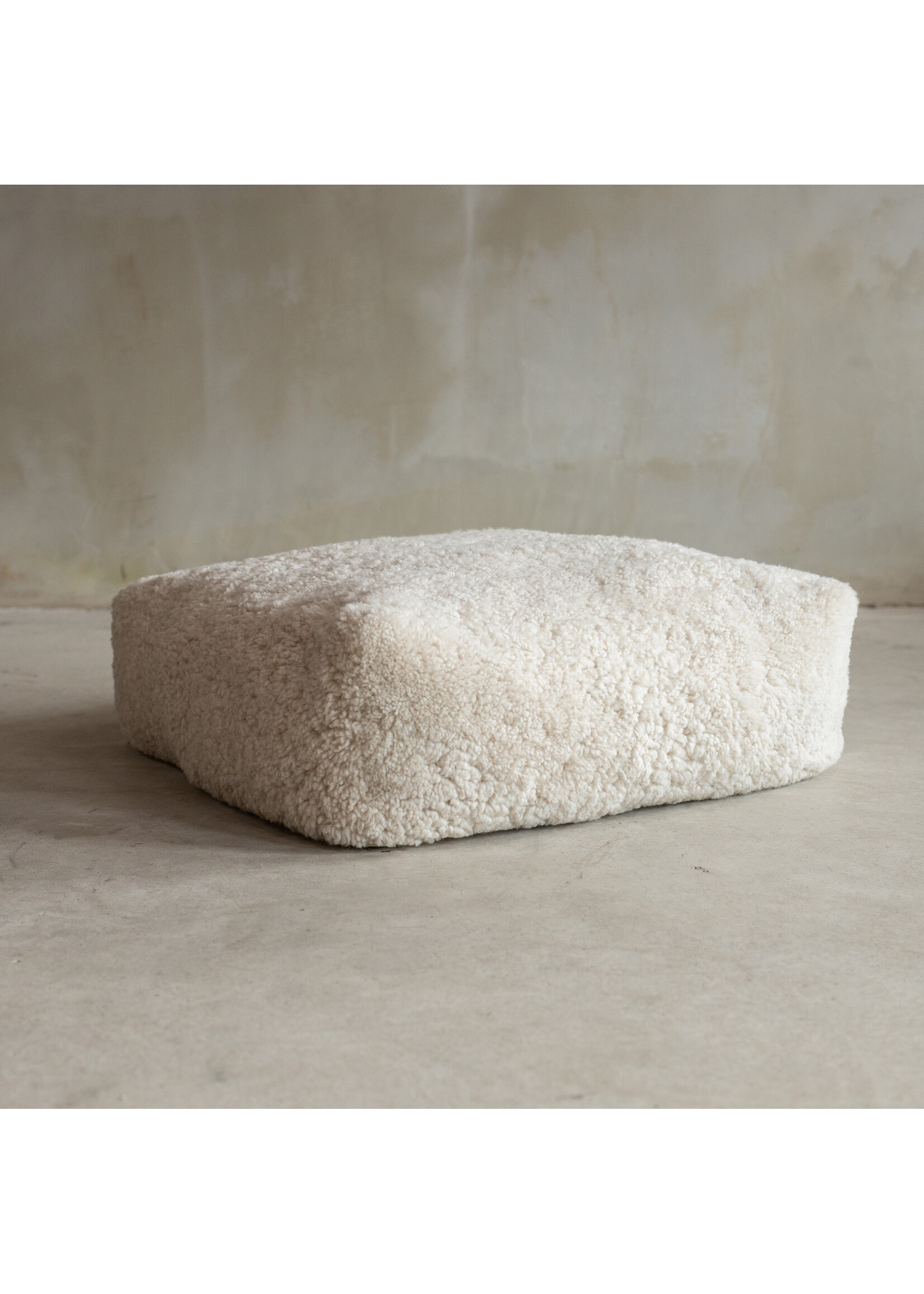 Van Buren sinds 1861 Coussin de sol Crossbreed - Off-White - 65 x 65 x 20 cm (sans rembourrage)