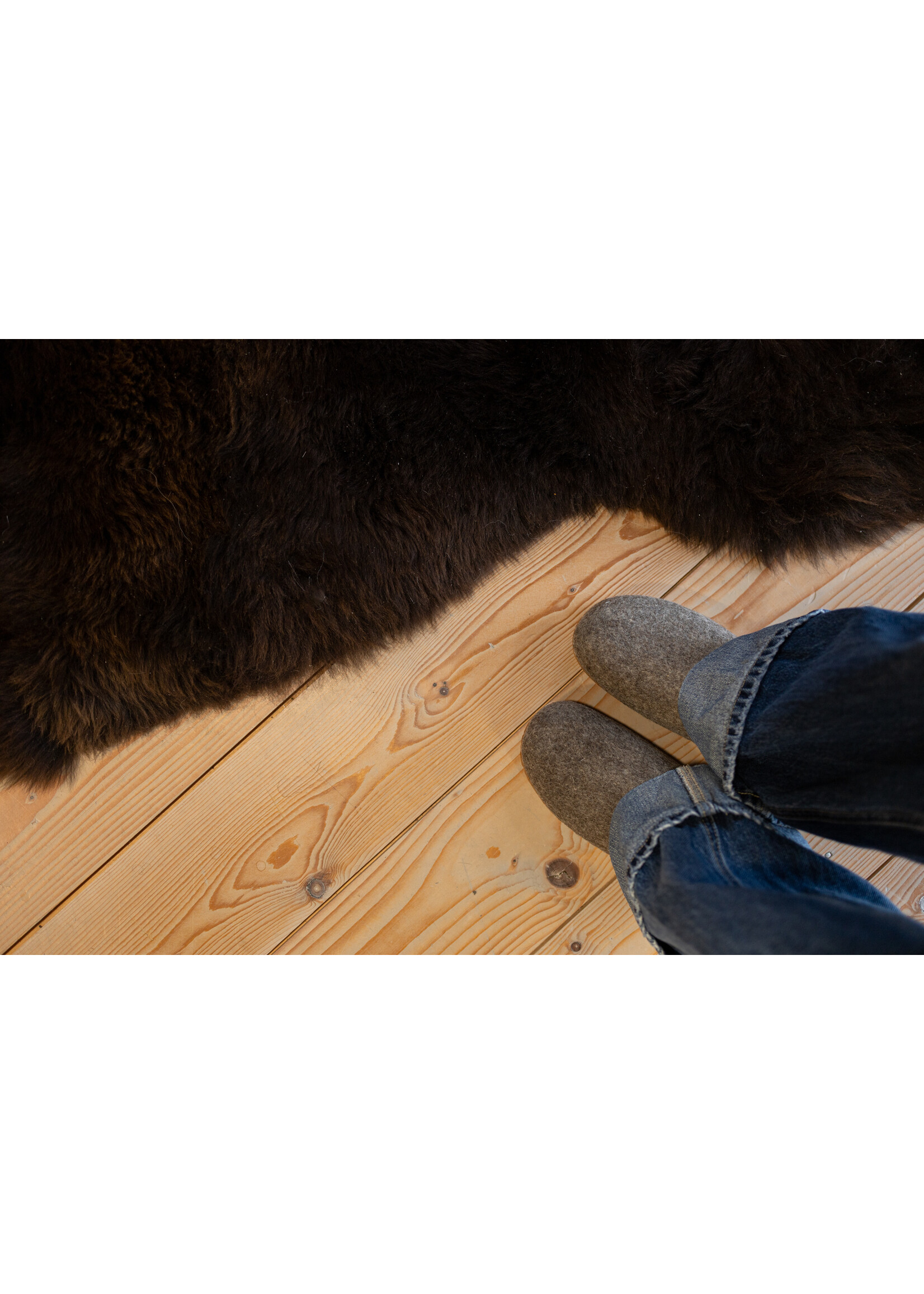 esgii Vilten Hoge Heren Pantoffel Jado - Sesam - Maat 42 t/m 46 - Zachte Zool