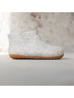 esgii Hoge Dames Pantoffel Jado - Lichtgrijs - Maat 36 t/m 41 - Harde Zool