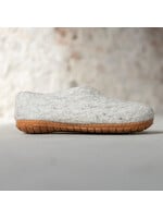 esgii Women's House Shoes Ravi - Light Gray - Size 41 - Hard sole