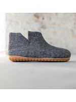 esgii High Men's House Shoes Jado - Dark Gray - Size 42 - Hard sole