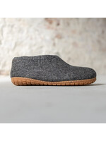 esgii Men's House Shoes Ravi - Dark Gray - Size 43 - Hard sole