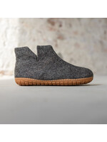 esgii Hoge Dames Pantoffel Jado - Donkergrijs - Maat 36 t/m 41 - Harde Zool