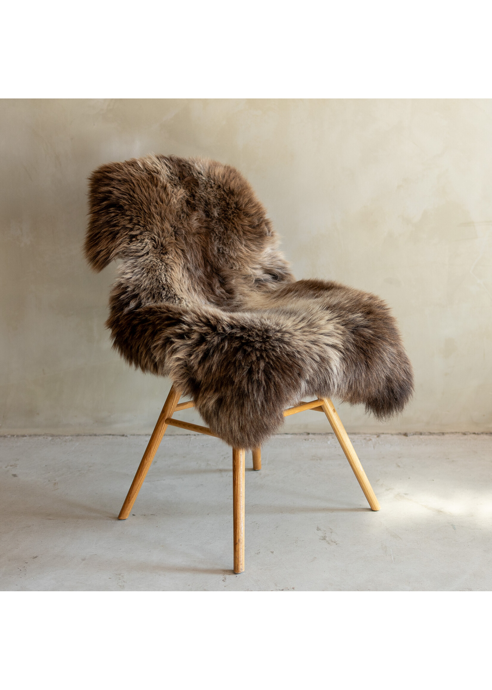 Van Buren sinds 1861 Uniek Gefotografeerd Schapenvacht Gemêleerd XXL - 125x58 - SVV-712