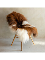 Van Buren sinds 1861 Uniek IJslands Schapenvacht Bruin Bont - SVV-688