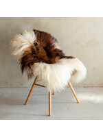 Van Buren sinds 1861 Unikat isländisches Schaffell Braun Bunt - SVV-686