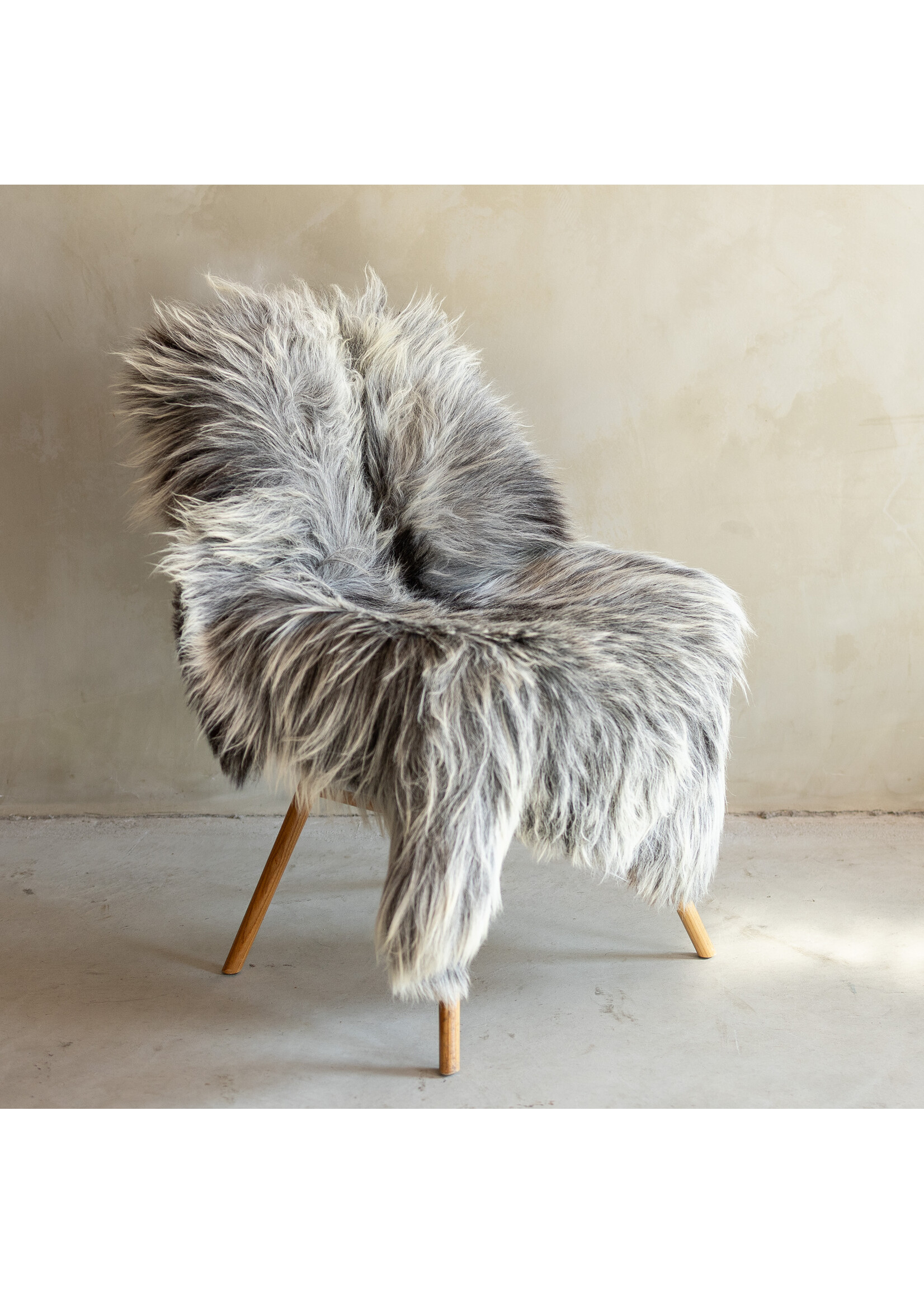 Van Buren sinds 1861 Uniek Gefotografeerd Schapenvacht Gemêleerd XXL - 112x63 - SVV-711