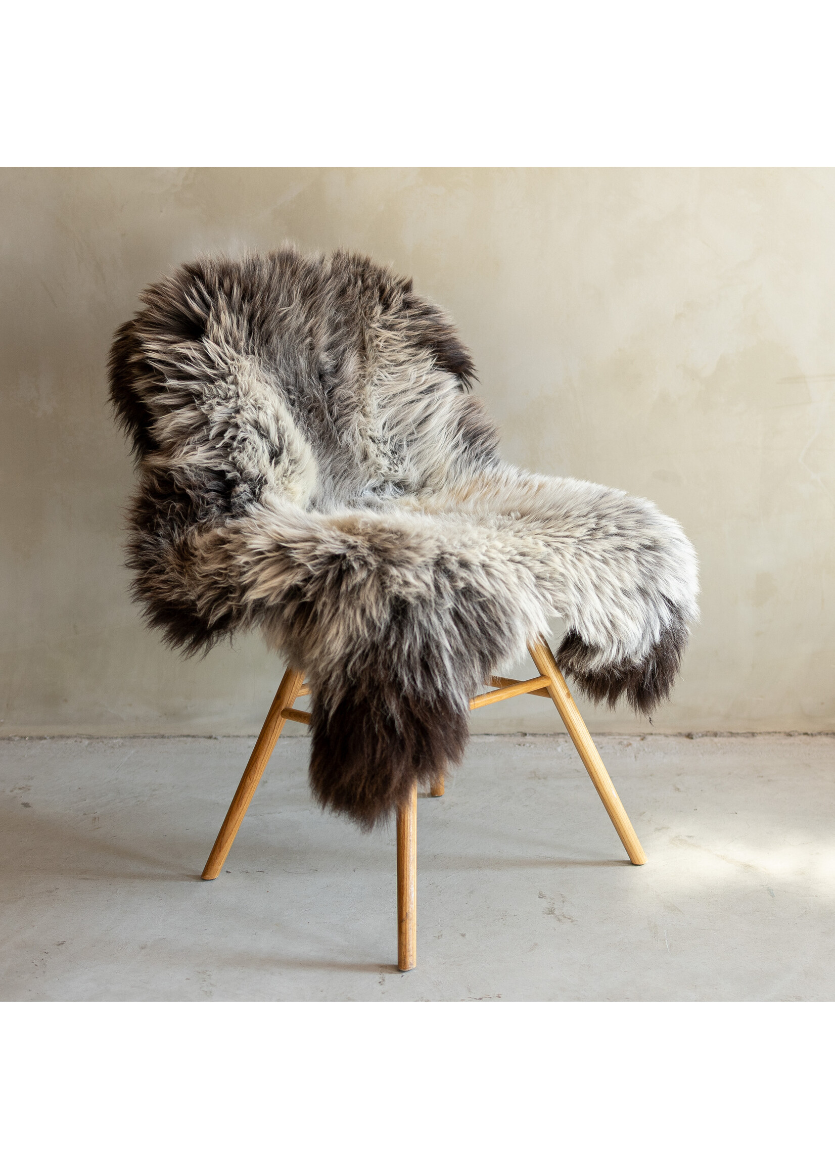 Van Buren sinds 1861 Uniek Gefotografeerd Schapenvacht Gemêleerd XXL - 108x61 - SVV-716