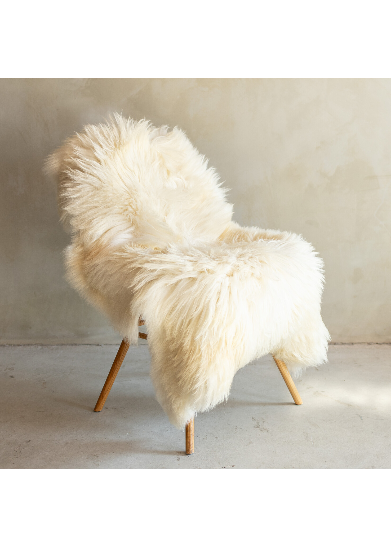 Van Buren sinds 1861 Einzeln fotografiertes Schaffell Meliert XXL - 128x80 - SVV-704