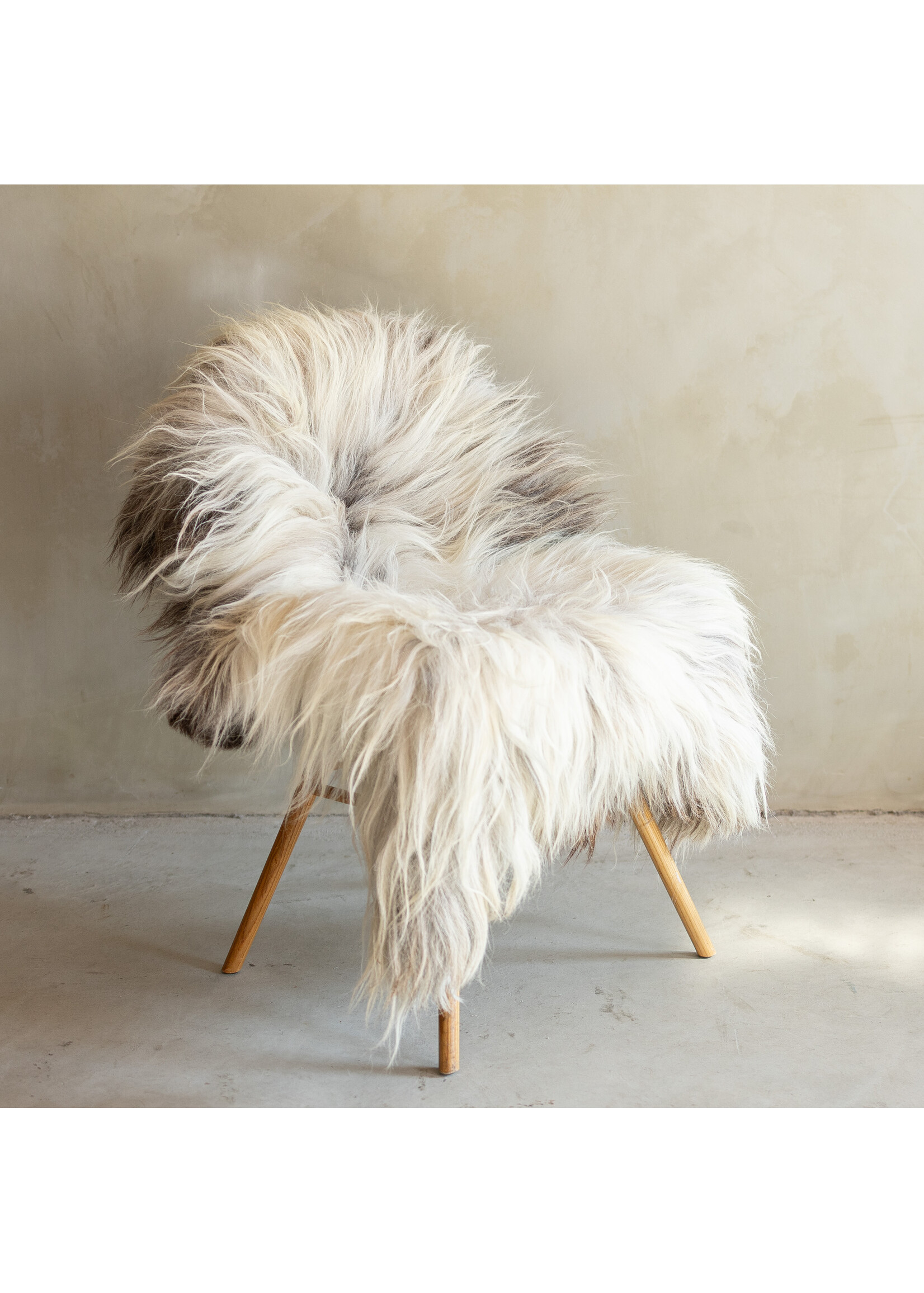 Van Buren sinds 1861 Uniek Gefotografeerd Schapenvacht Gemêleerd XXL - 159x88 - SVV-705