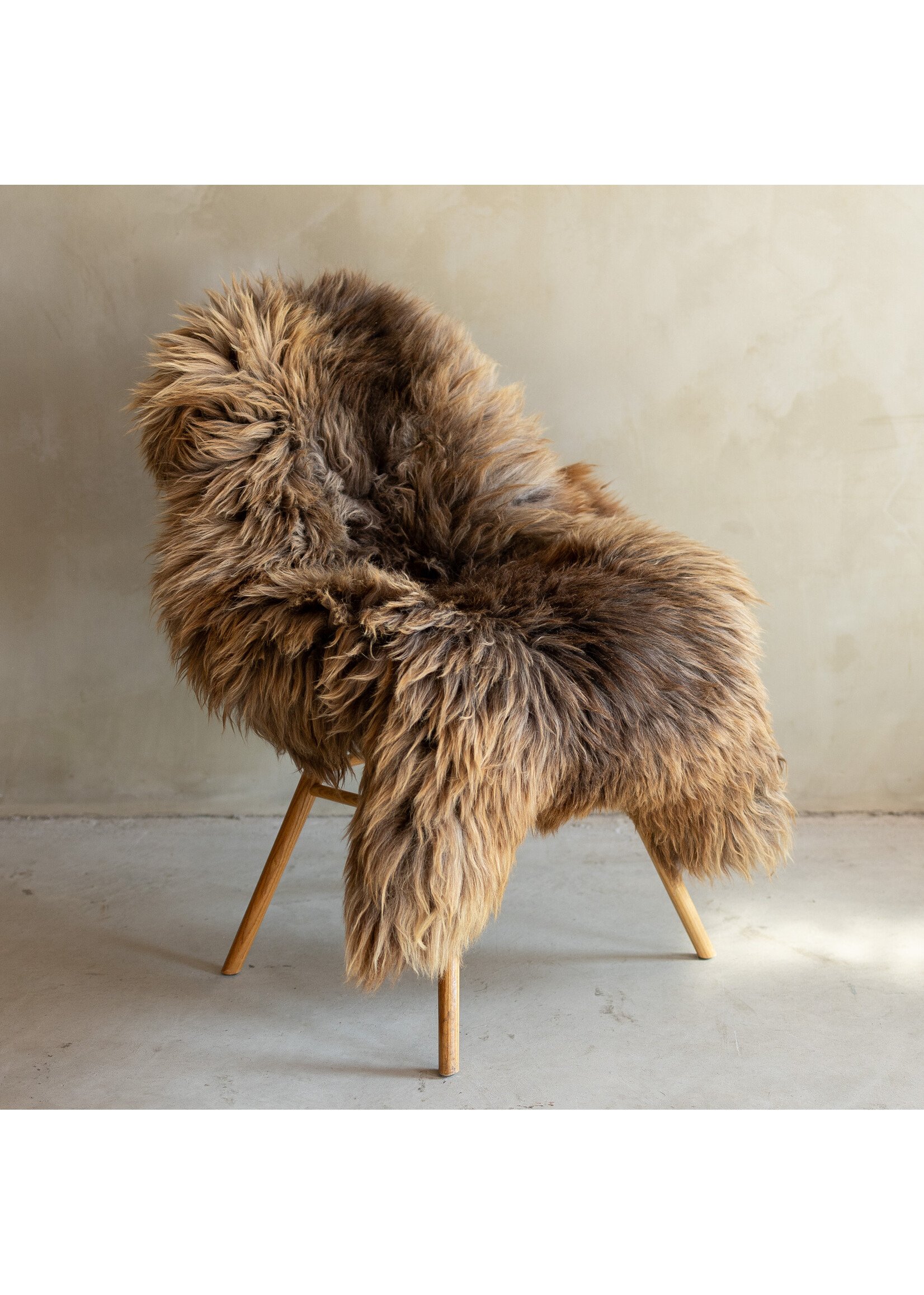 Van Buren sinds 1861 Uniek Gefotografeerd Schapenvacht Gemêleerd XXL - 142x64 - SVV-708