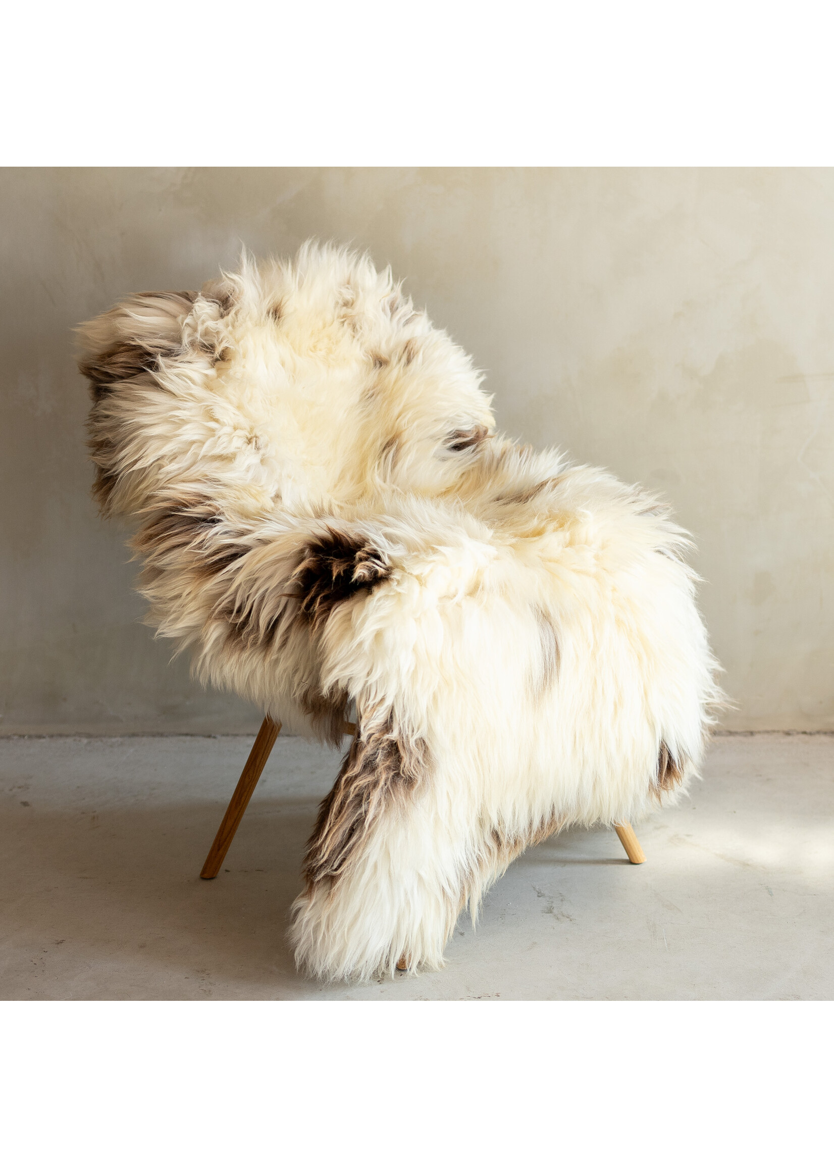 Van Buren sinds 1861 Einzeln fotografiertes Schaffell Meliert XXL - 137x74 - SVV-706